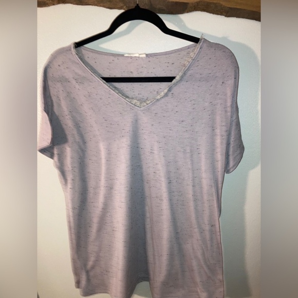light purple speckled T-shirt - Blu Pepper